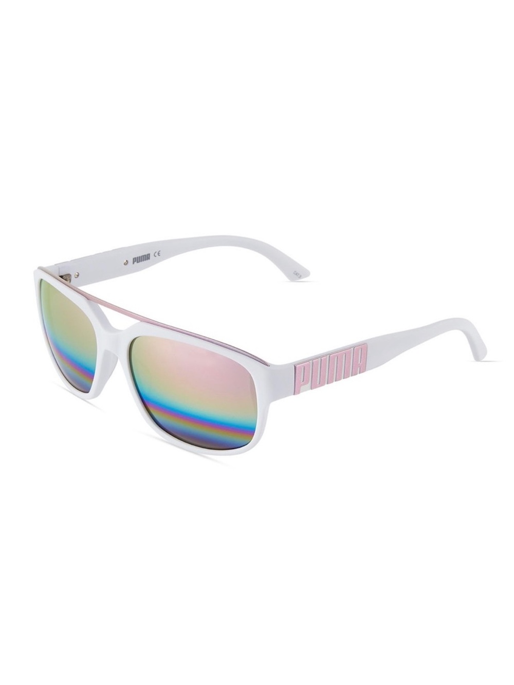 😎NWT~PUMA RAINBOW SUNGLASSES with Puma Case & Cleaning Cloth